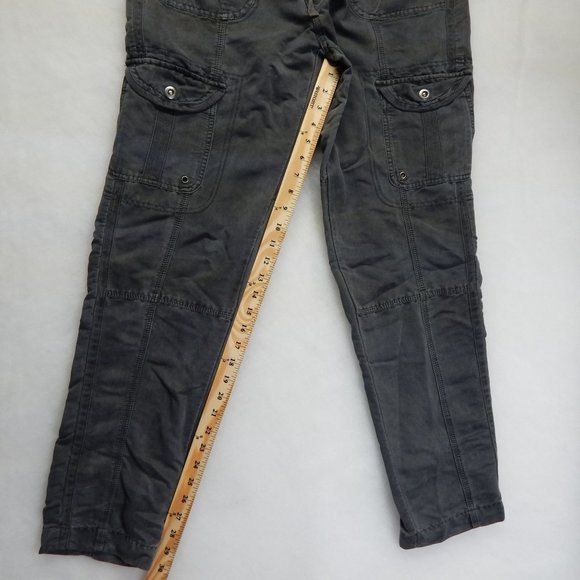 Anthropology Marrakech Women's Cargo Pants Relaxed Casual Gray Size 28 - Picture 5 of 9